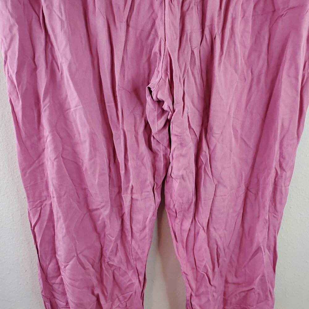Buenos Ninos Womens Pink Drawstring Jogger Pant XXL - Picture 9 of 13